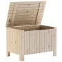 Massive Kiefernholz-Aufbewahrungsbox mit Deckel FROSCH 80x49x54 cm. von , Aufbewahrungskisten - Ref: Foro24-4002329, Preis: 9...