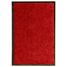 Felpudo lavable rojo 40x60 cm