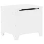 Storage box with lid FROG solid white wood 60x49x54 cm by , Storage trunks - Ref: Foro24-4002336, Price: 84,03 €, Discount: %