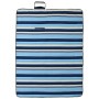Manta de picnic plegable terciopelo rayas azul blanco 200x150cm de , Camping y senderismo - Ref: Foro24-4004206, Precio: 19,6...
