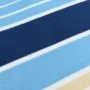 Folding velvet picnic blanket with blue and white stripes 200x150cm by , Camping and hiking - Ref: Foro24-4004206, Price: 22,...