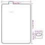 Manta de picnic plegable terciopelo rayas azul blanco 200x150cm de , Camping y senderismo - Ref: Foro24-4004206, Precio: 19,6...