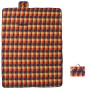 Folding picnic blanket with checkered velvet colors 200x150 cm by , Camping and hiking - Ref: Foro24-4004204, Price: 20,97 €,...