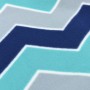 Folding velvet picnic blanket with blue wave pattern 200x200 cm by , Camping and hiking - Ref: Foro24-4004210, Price: 30,61 €...
