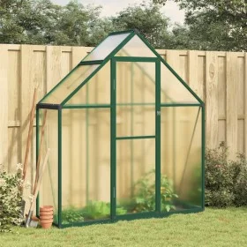 Invernadero con marco base aluminio verde 169x58x195 cm de , Invernaderos - Ref: Foro24-4005817, Precio: 343,94 €, Descuento: %