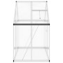 Invernadero con marco base aluminio plateado 169x114x195 cm de , Invernaderos - Ref: Foro24-4005822, Precio: 279,38 €, Descue...