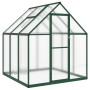 Gewächshaus mit grünem Aluminiumrahmen 169x169x195 cm von , Gewächshäuser - Ref: Foro24-4005829, Preis: 382,35 €, Rabatt: %