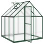 Gewächshaus mit grünem Aluminiumrahmen 169x169x195 cm von , Gewächshäuser - Ref: Foro24-4005829, Preis: 382,35 €, Rabatt: %