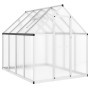 Greenhouse with silver aluminum base frame 224x169x195 cm by , Greenhouses - Ref: Foro24-4005834, Price: 414,74 €, Discount: %