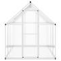 Greenhouse with silver aluminum base frame 224x169x195 cm by , Greenhouses - Ref: Foro24-4005834, Price: 414,74 €, Discount: %