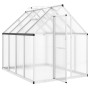 Greenhouse with silver aluminum base frame 224x169x195 cm by , Greenhouses - Ref: Foro24-4005834, Price: 414,74 €, Discount: %