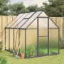 Invernadero con marco base aluminio antracita 224x169x195 cm de , Invernaderos - Ref: Foro24-4005836, Precio: 453,81 €, Descu...