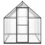 Gewächshaus mit anthrazitfarbenem Aluminiumrahmen, 224x169x195 cm. von , Gewächshäuser - Ref: Foro24-4005836, Preis: 472,73 €...