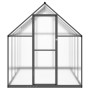 Invernadero con marco base aluminio antracita 224x169x195 cm de , Invernaderos - Ref: Foro24-4005836, Precio: 453,81 €, Descu...