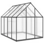 Gewächshaus mit anthrazitfarbenem Aluminiumrahmen, 224x169x195 cm. von , Gewächshäuser - Ref: Foro24-4005836, Preis: 472,73 €...