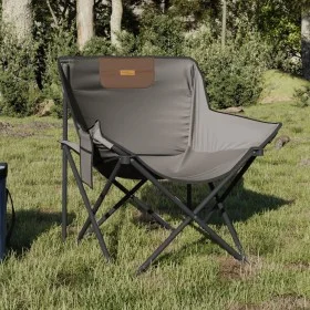 Faltbare Campingstühle mit Tasche, 2 Stück, grau von , Gartenstühle - Ref: Foro24-366550, Preis: 55,44 €, Rabatt: %
