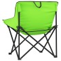 Folding camping chairs with pocket, 2 units, green. by , Garden chairs - Ref: Foro24-366552, Price: 59,74 €, Discount: %