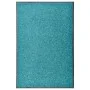 Felpudo lavable azul cian 60x90 cm de vidaXL, Felpudos - Ref: Foro24-323458, Precio: 35,76 €, Descuento: %