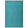 Waschbare Fußmatte Cyan Blue 60x90 cm von vidaXL, Fußmatten - Ref: Foro24-323458, Preis: 41,24 €, Rabatt: %