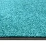 Felpudo lavable azul cian 60x90 cm de vidaXL, Felpudos - Ref: Foro24-323458, Precio: 35,76 €, Descuento: %