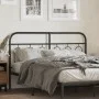 Cabecero de metal negro 137 cm de , Cabeceros y pies de cama - Ref: Foro24-377149, Precio: 45,86 €, Descuento: %