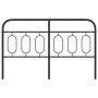 Cabecero de metal negro 137 cm de , Cabeceros y pies de cama - Ref: Foro24-377149, Precio: 46,55 €, Descuento: %