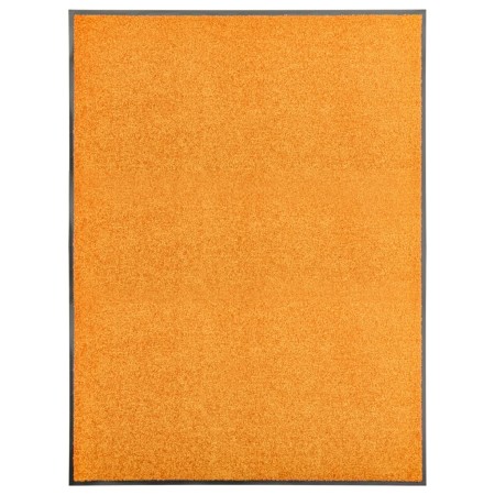 Felpudo lavable naranja 90x120 cm de vidaXL, Felpudos - Ref: Foro24-323454, Precio: 68,56 €, Descuento: %