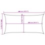 Rechteckiges HDPE-Sonnensegel in Hellgrau, 160 g/m², 2x4 m. von , Sonnenschirme - Ref: Foro24-4001976, Preis: 31,33 €, Rabatt: %
