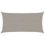 Rectangular light gray HDPE sail shade 160 g/m² 2.5x5 m by , Umbrellas - Ref: Foro24-4001983, Price: 36,14 €, Discount: %