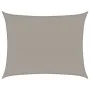 Rectangular light gray HDPE sail shade 160 g/m² 6x8 m by , Umbrellas - Ref: Foro24-4001997, Price: 87,13 €, Discount: %
