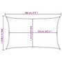 Rectangular light gray HDPE sail shade 160 g/m² 5x8 m by , Umbrellas - Ref: Foro24-4001995, Price: 73,39 €, Discount: %