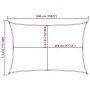 Rectangular HDPE sand shade sail 160 g/m² 4x5 m by , Umbrellas - Ref: Foro24-4002045, Price: 45,67 €, Discount: %