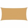 Rectangular HDPE sail shade in sand color, 160 g/m², 4x7 m. by , Umbrellas - Ref: Foro24-4002047, Price: 64,77 €, Discount: %