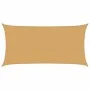 Rectangular HDPE sail shade in sand color, 160 g/m², 4x7 m. by , Umbrellas - Ref: Foro24-4002047, Price: 60,58 €, Discount: %