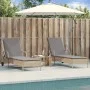 Liegestühle mit Kissen, 2 Stück, aus synthetischem Rattan in Beige. von , Liegen - Ref: Foro24-3261437, Preis: 333,37 €, Raba...