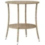 Garden set 3 pieces synthetic rattan chairs and table with beige cushion by , Garden sets - Ref: Foro24-365655, Price: 264,86...