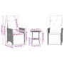 Garden set 3 pieces synthetic rattan chairs and table with beige cushion by , Garden sets - Ref: Foro24-365676, Price: 245,12...