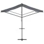 Free-standing awning, blue and white fabric and steel, 600x300 cm. by , Umbrellas - Ref: Foro24-368934, Price: 301,42 €, Disc...