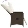 Garden chairs and table with cushions 3 pieces brown PE rattan by , Garden sets - Ref: Foro24-365674, Price: 277,89 €, Discou...