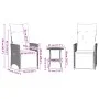 Garden chairs and table with cushions 3 pieces brown PE rattan by , Garden sets - Ref: Foro24-365674, Price: 277,89 €, Discou...