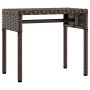 Zwei Sonnenliegen mit Baldachin und Tisch aus braunem Kunststoff-Rattan von , Liegen - Ref: Foro24-3261570, Preis: 366,24 €, ...