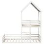Bett mit massivem Dach aus weißer Kiefer 90x190 cm von , Betten und Lattenroste - Ref: Foro24-3282397, Preis: 347,50 €, Rabat...