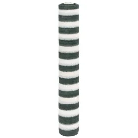 Green and white HDPE privacy net 1.8x25 m 195 g/m² by , Umbrellas - Ref: Foro24-4003753, Price: 75,52 €, Discount: %