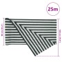 Green and white HDPE privacy net 1.8x25 m 195 g/m² by , Umbrellas - Ref: Foro24-4003753, Price: 76,61 €, Discount: %