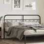 Schwarzes Metallkopfteil, 193 cm von , Kopf- und Fußteile - Ref: Foro24-377154, Preis: 45,42 €, Rabatt: %