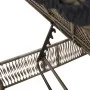 Liegestühle mit Tisch 2 Stück in grauem synthetischem Rattan von , Liegen - Ref: Foro24-4002748, Preis: 273,07 €, Rabatt: %