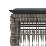 Liegestühle mit Tisch 2 Stück in grauem synthetischem Rattan von , Liegen - Ref: Foro24-4002748, Preis: 277,50 €, Rabatt: %