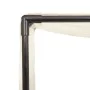 Double sun lounger with roof and black synthetic rattan curtains by , Loungers - Ref: Foro24-4002755, Price: 226,25 €, Discou...