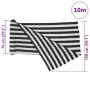 Gray anthracite white HDPE privacy net 1.5x10 m 150 g/m² by , Umbrellas - Ref: Foro24-4003677, Price: 29,00 €, Discount: %