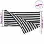 Gray anthracite and white HDPE privacy net 1x10 m 195 g/m² by , Umbrellas - Ref: Foro24-4003689, Price: 25,23 €, Discount: %